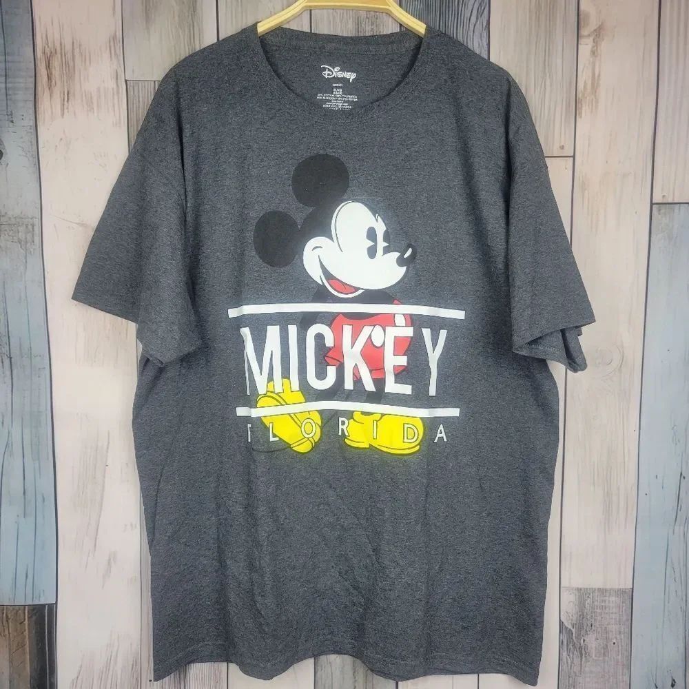 Mickey Mouse Florida Tshirt Black Size XL